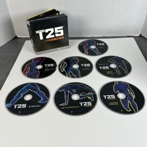 Beachbody FOCUS T25‎ Workout DVD 7 of 10 Discs Core Cardio Speed Strength READ